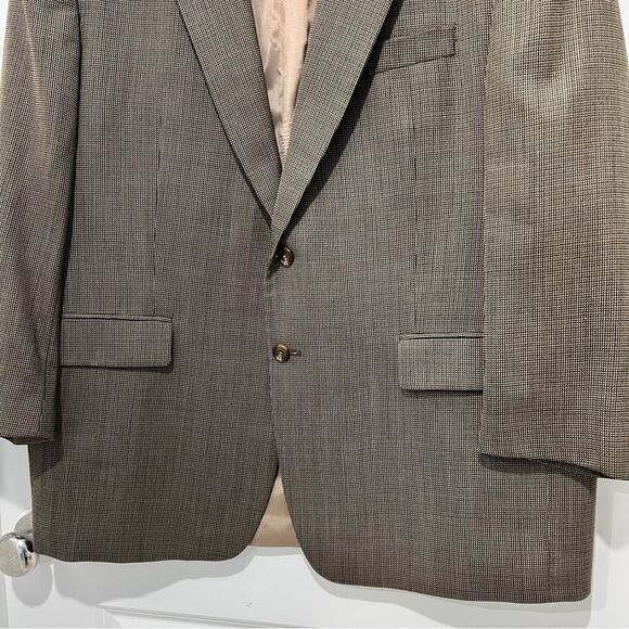 Vintage Chaps by Ralph Lauren Men's Wool 2 Button Blazer Sport Coat Size 48R - Picture 3 of 12